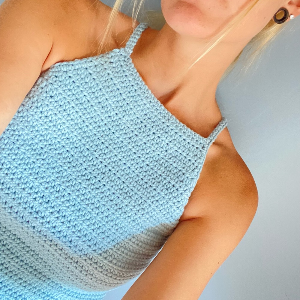 Crochet crop top